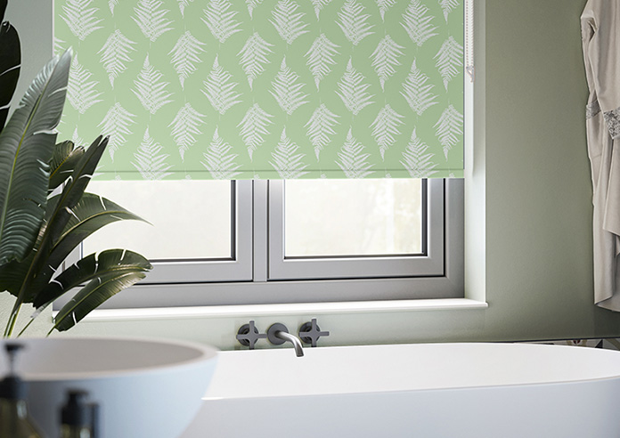 Delicate Ferns, Green - Twist&Fit Roller Blind - Image 5